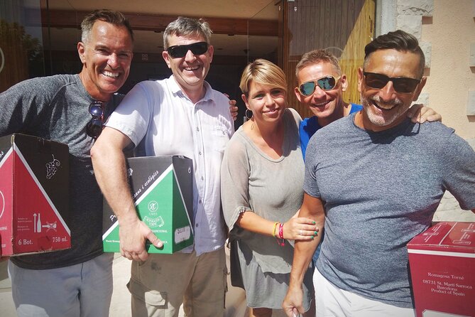 2 Wineries Small Group Tour with Free Hotel PickUp from Sitges - Stop 1 at Caves Romagosa Torne: 9 generations of cava