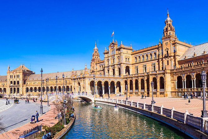 7-Day Taste of Mediterranean Tour exploring best of Spain and Portugal - Day 3: Seville Cathedral, the Alcázar palace, Tower of Gold, and Plaza de España