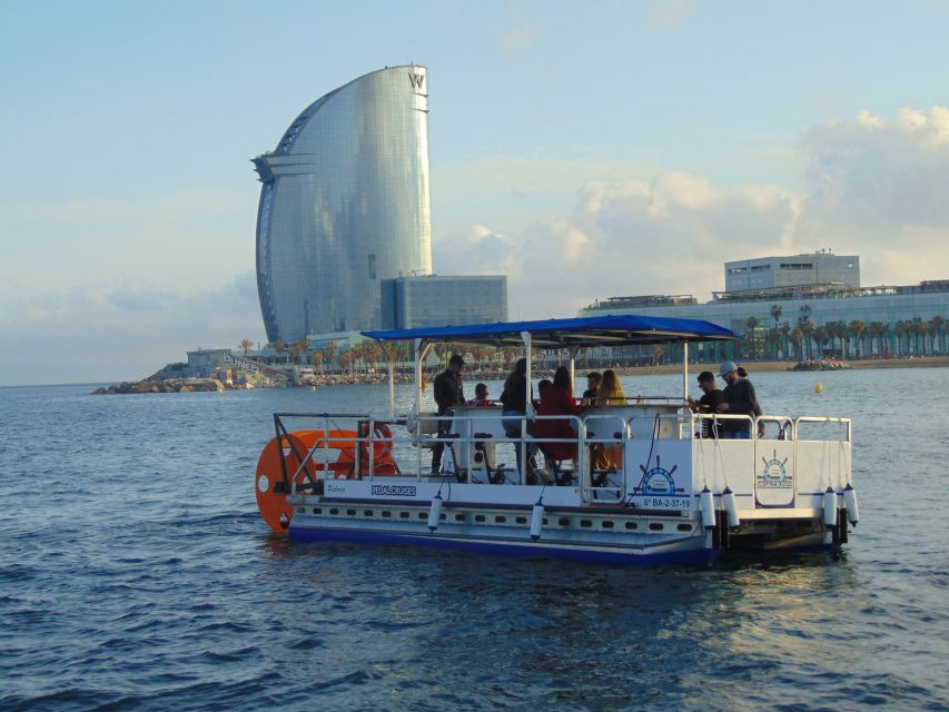 Barcelona: 1.5-Hour Private Scenic Pedal Boat Tour - Key points before you go