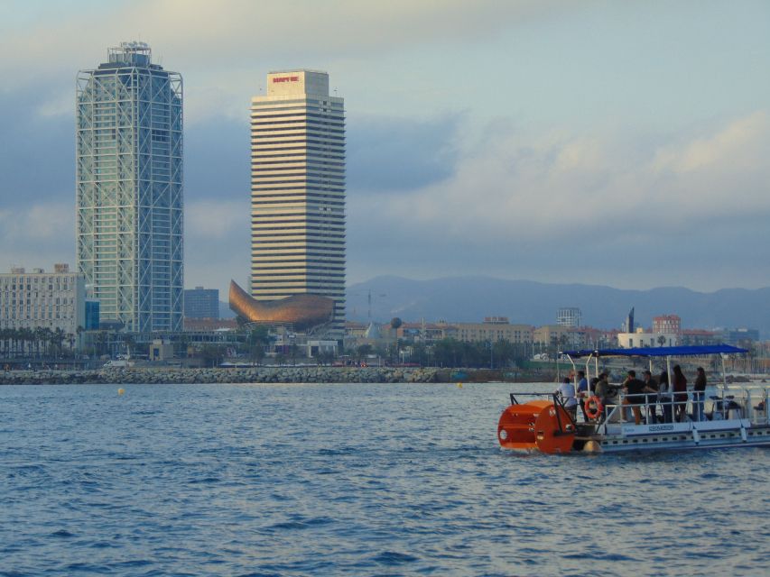 Barcelona: 1.5-Hour Private Scenic Pedal Boat Tour - Quick itinerary walkthrough, stop by stop