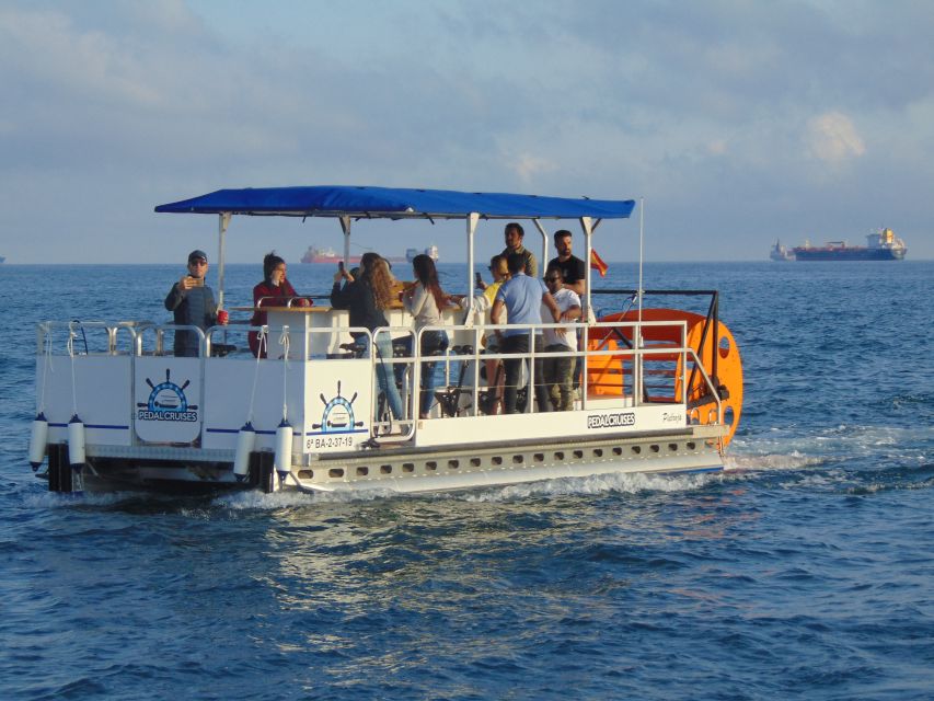 Barcelona: 1.5-Hour Private Scenic Pedal Boat Tour - W Barcelona passing: getting the iconic hotel from a new angle