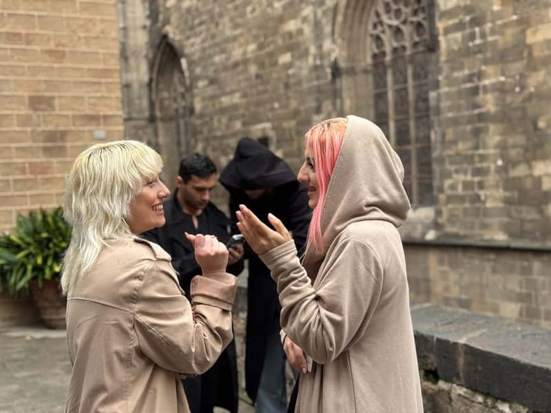 Barcelona: 1 Hour Gothic Quarter and El Born Walking Tour - Gothic Quarter Corners, Barcelona Cathedral Pass-By, and Roman Walls