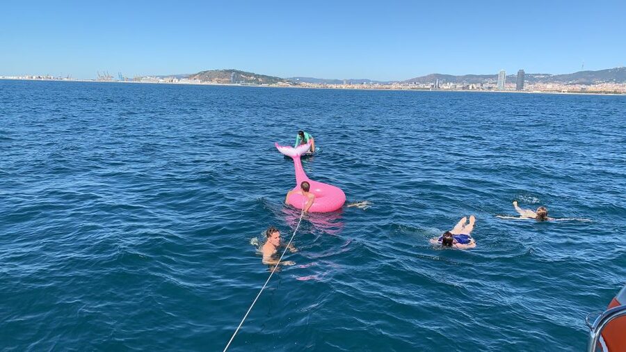 Barcelona: 2-Hour Sailboat Tour with Paddle Boarding - Price and value: $65 for views, water play, and included extras