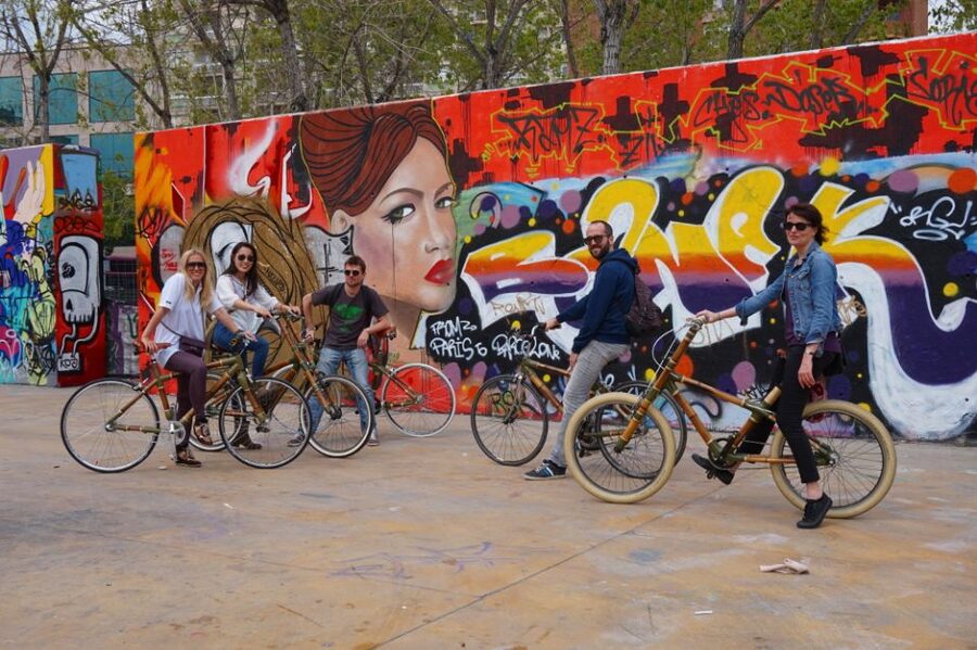 Barcelona: 3.5-Hour Street Art Tour by Bamboo Bike - What you will see: stencil, spray, and the bigger walls you usually miss