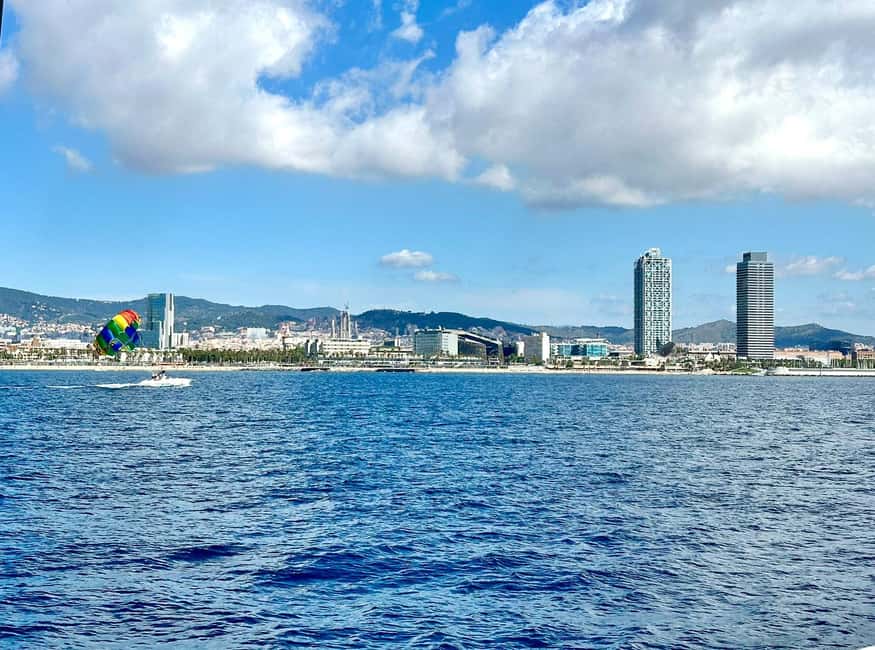 Barcelona Badalona : Sailboat Tour, Snacks, Drinks, Swimming - The swim break in the Mediterranean (and what to expect if it’s rough)