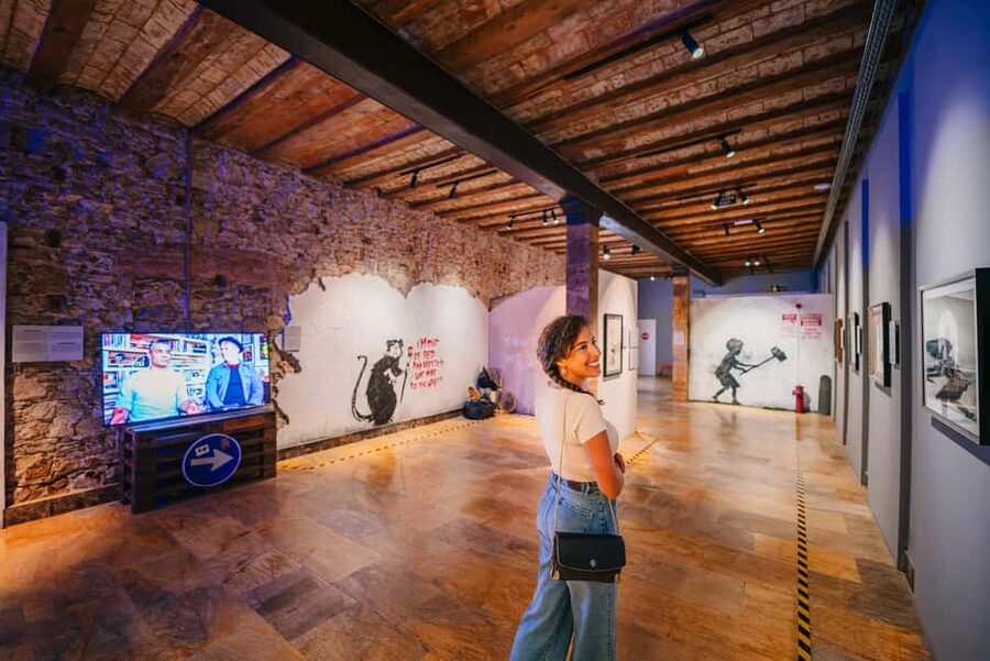 Barcelona: Banksy Museum, Permanent Exhibition Ticket - Photos, cleanliness, and the indoor street-art vibe