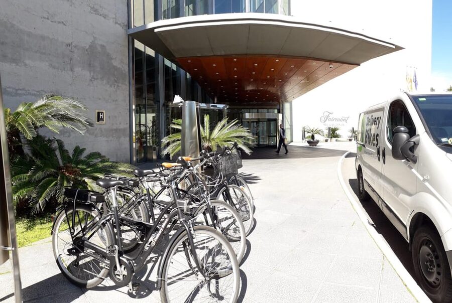 Barcelona: Bike Rental with Delivery and Pickup - Olympic Port and the Paseo Marítimo for that coastal finish