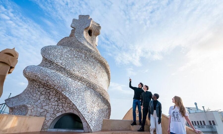 Barcelona: Casa Batlló, Casa Milà & Casa Vicens Guided Tour - Casa Milà next: La Pedrera’s stone waves and seaweed railings