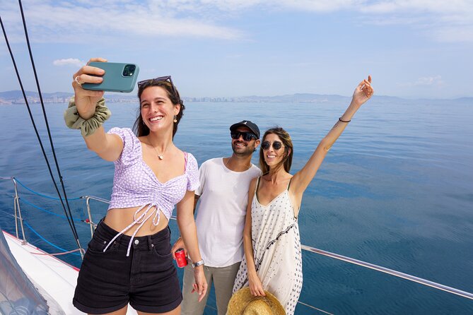 Barcelona Catamaran Cruise with Tapa & Drink Included - Swimming in the Mediterranean, and what to expect if conditions turn
