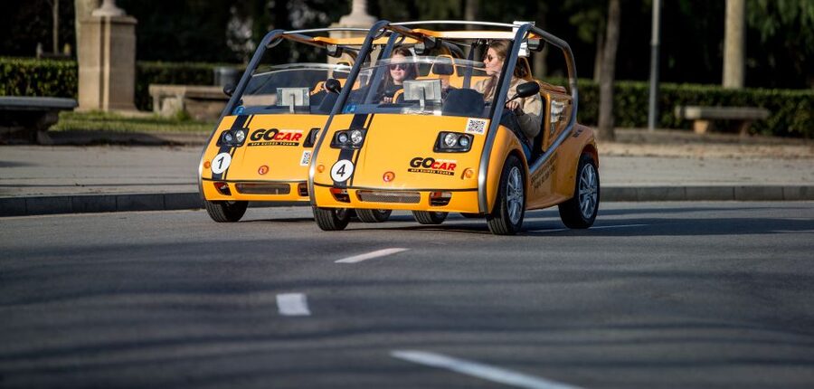 Barcelona: City Center and Olympic Park GoCar Experience - The city center loop, from Sagrada Familia to Passeig de Gracia