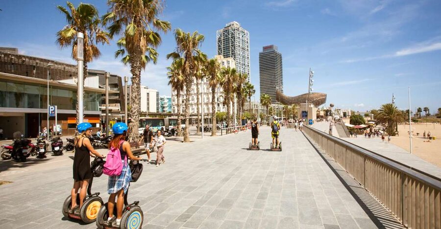 Barcelona: City Highlights Guided Segway Tour - The meeting point at Carrer del Correu Vell and your first route moments