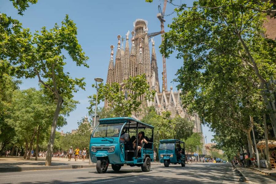 Barcelona: City Highlights Private Tuk-Tuk Tour - Plaça de Catalunya, Arc de Triomf, and the City’s Street-Level Rhythm