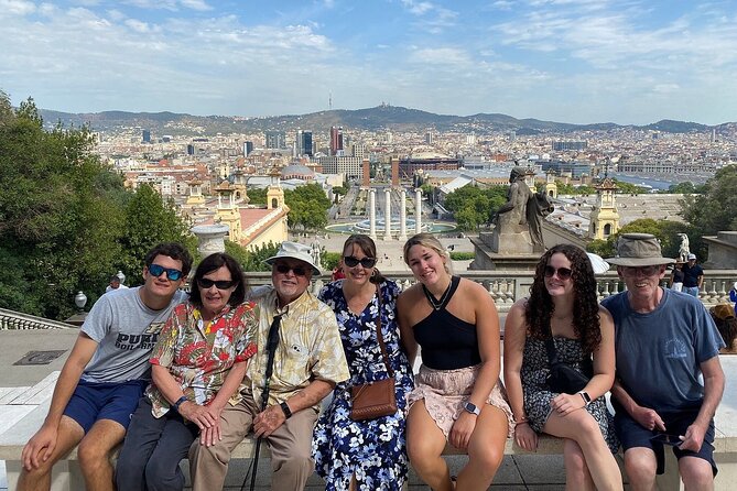 Barcelona City Tour: Gothic Pedrera, Sagrada Familia & Park Güell - Montjuïc viewpoints, the Face of Barcelona, and Olympic-era surprises
