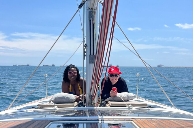 Barcelona Coastal Sailing (Open Bar, Catalan Snack & Swim Stop) - Meet-up at Alpha Zulu in Ciutat Vella: simple start, easy return