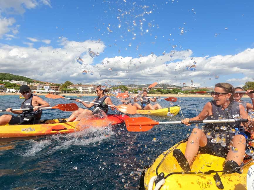 Barcelona: Costa Brava Kayaking & Snorkeling Tour with Lunch - From Arc de Triomf to S’Agaró: the transfer that matters