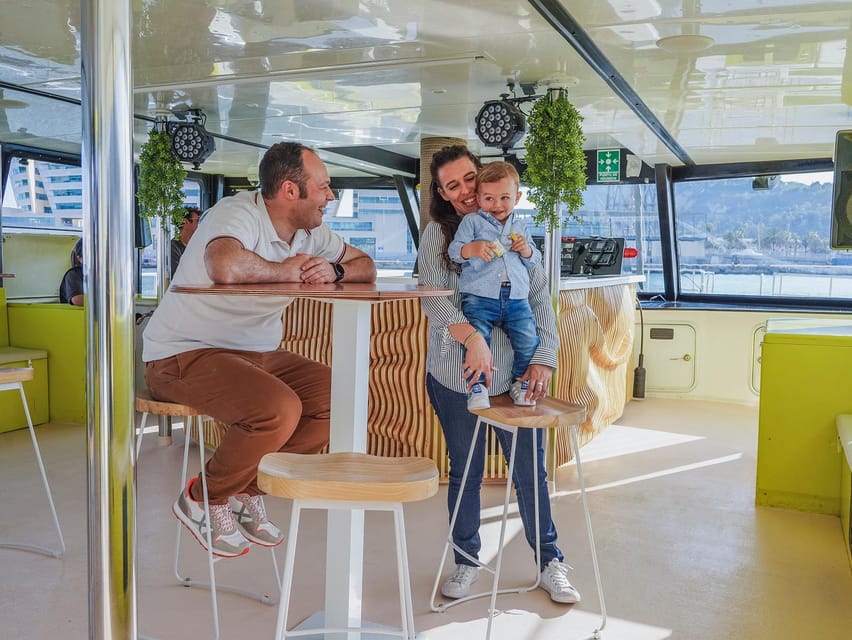 Barcelona: Daytime or Sunset Catamaran Cruise with Music - Onboard comfort: the wave bar, deck time, and photo angles