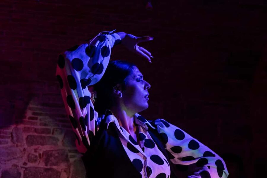 Barcelona: Espectáculo de Flamenco íntimo en Las Brujas - The 17th-century cellar setting that turns stomp and guitar into a shared moment