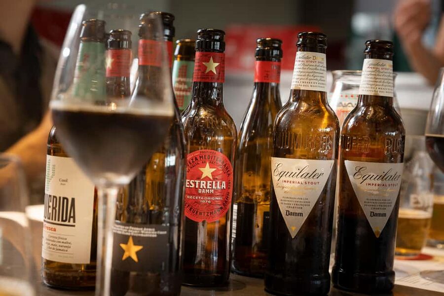 Barcelona: Estrella Damm Brewery Guided Tour with Tasting - The Tasting: 5 Damm Specialities and Appetizers