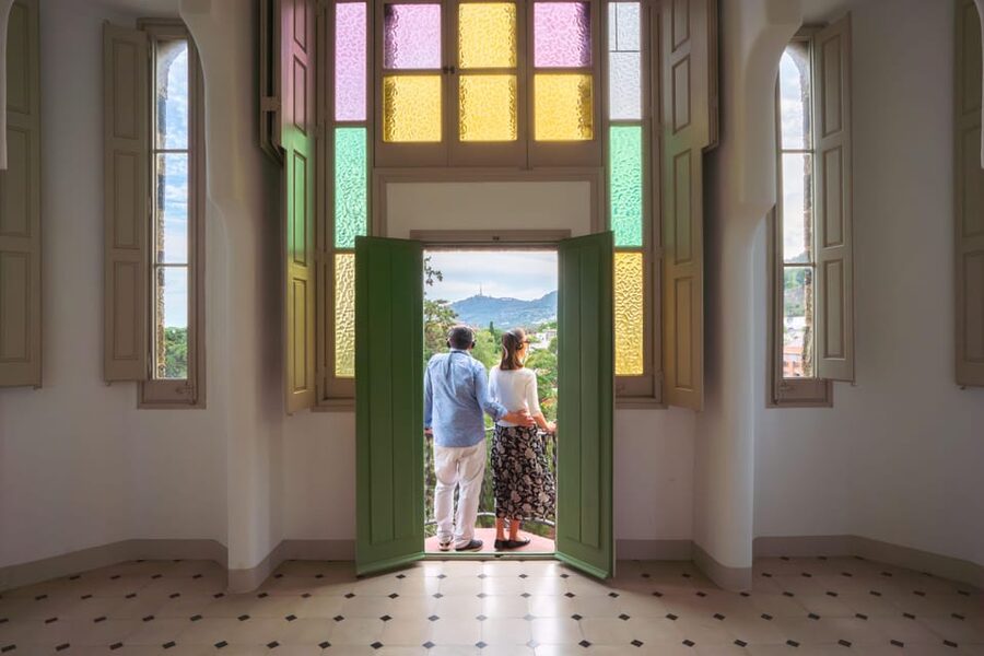 Barcelona: Exploring Gaudí's Hidden Gem, Bellesguard Tower - The Garden Walk: Where Gaudí Joins Medieval Remains