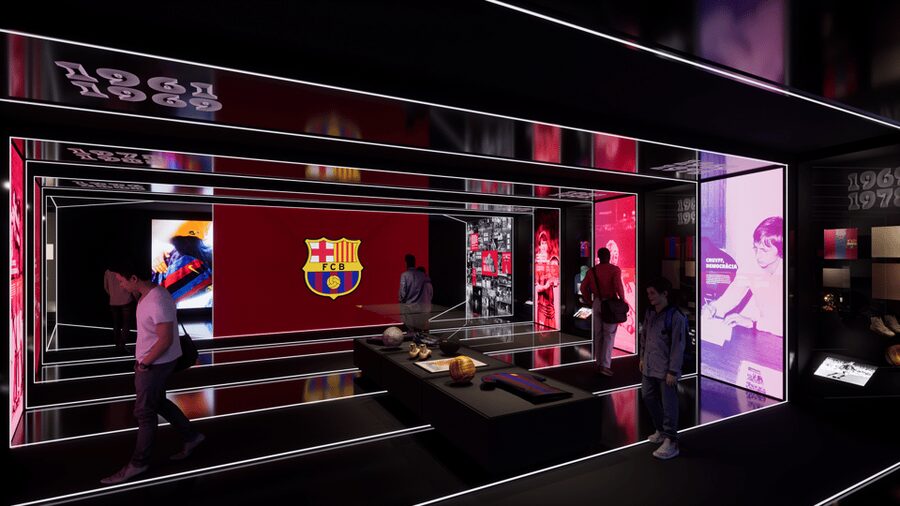 Barcelona: F.C. Barcelona Museum Immersive Guided Tour - The Espai Barça stop: seeing the next stadium plan with models and audiovisual pieces