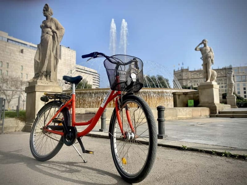 Barcelona: Full-Day Bike/E-Bike Rental with Helmet and Lock - Monjuic Hill and Plaza Espanya: The Skyline Play