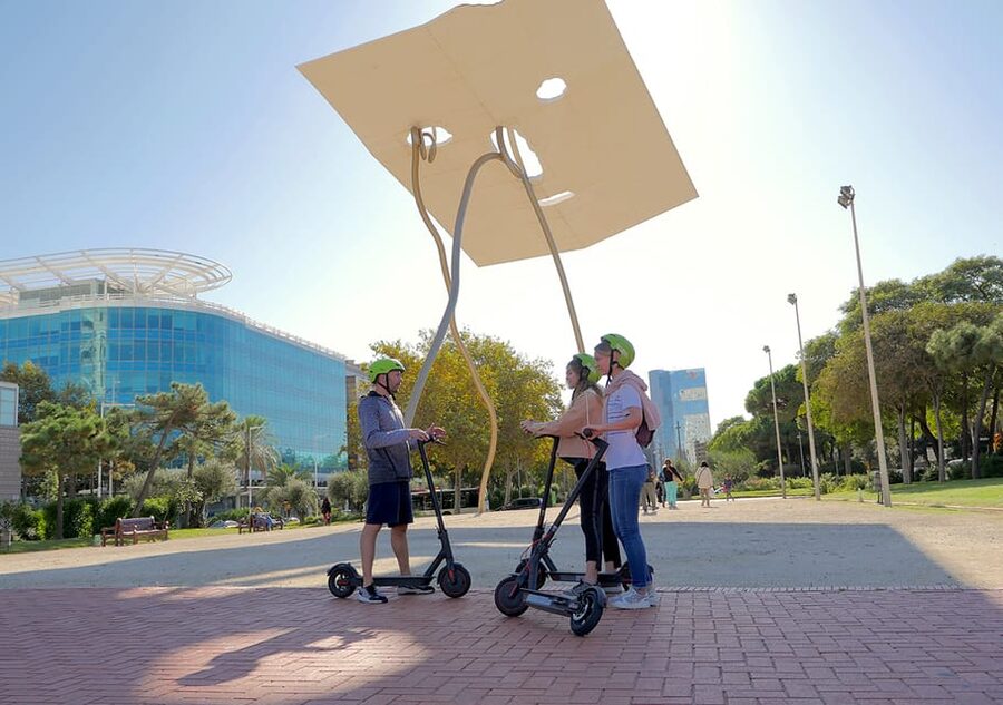 Barcelona: Gaudi Highlights Guided Tour by Electric Scooter - What you get from the guides, including route tweaks and local tips