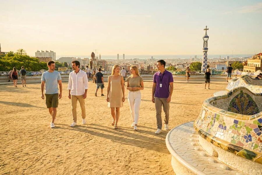 Barcelona: Gaudí’s Park Güell Tour with Fast-Track Ticket - Gaudí House Museum Area: Seeing the Person Behind the Work