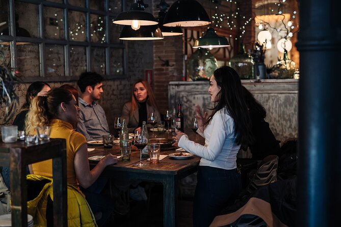 Barcelona: Guided Food Walking Tour with Tapas and Wine - Baixada de Viladecols and Roman walls: walking that teaches without slowing you down