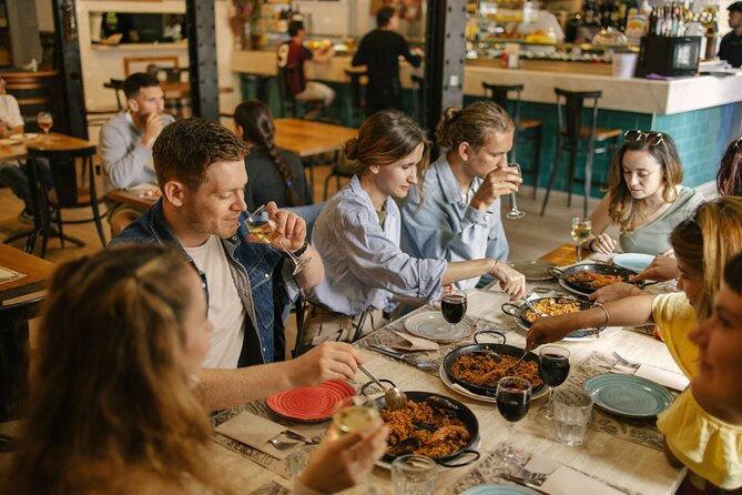 Barcelona: Guided Food Walking Tour with Tapas and Wine - Carrer de Montcada: Basque-style pintxos where you choose like locals