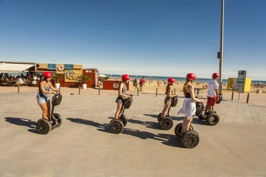 Barcelona Guided Segway Tour - Santa Maria del Mar, Palau de Mar, and the Old Fishermen Quarter