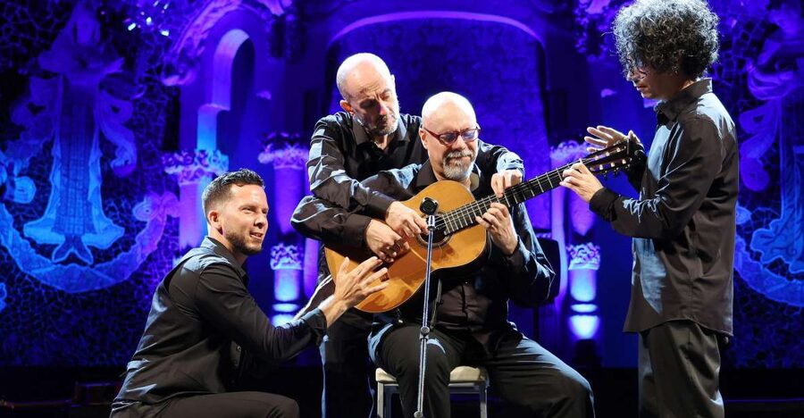 Barcelona: Guitar Trio & Dance @ Palau de la Música - Flamenco dance plus Lucas Balbo percussion: when the rhythm clicks