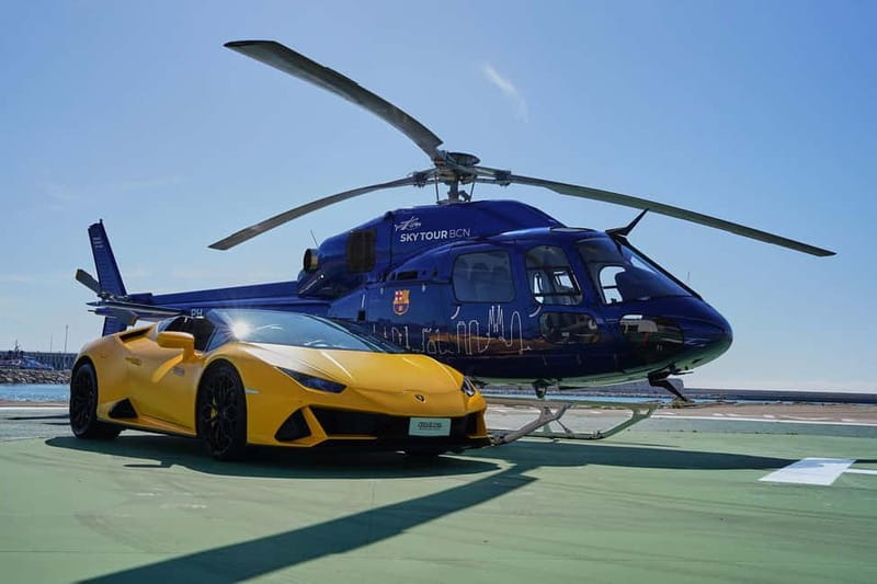 Barcelona: Helicopter and Supercar Driving Experience - Supercar Behind the Wheel, Helicopter Above 300 Meters