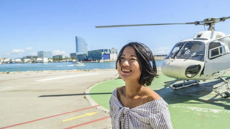 Barcelona: Helicopter Flight & Heliport Boat Transfer - The Helicopter Route Over Barcelona’s Coastline