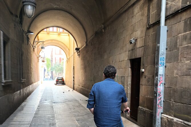 Barcelona Highlights Bike Tour - El Born and medieval ruins under the market vibe