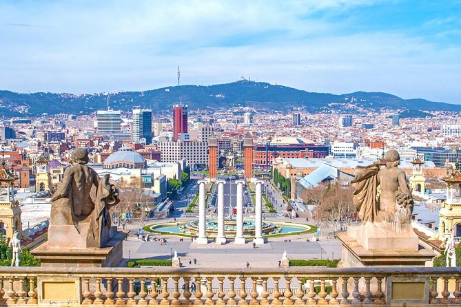 Barcelona Highlights Small Group Tour with Hotel Pick Up - Montjuïc: city panoramas plus a modern-art backdrop