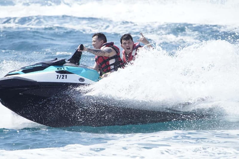 Barcelona: Jetski No Licence Tour Hotel W - Photo included - No License Jet Ski Training, and How You Get Control Fast
