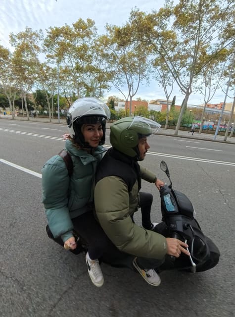 Barcelona Kick Start: 2-Hour Guided Scooter Tour - Meeting at Passeig de Gracia and the back-seat ride setup