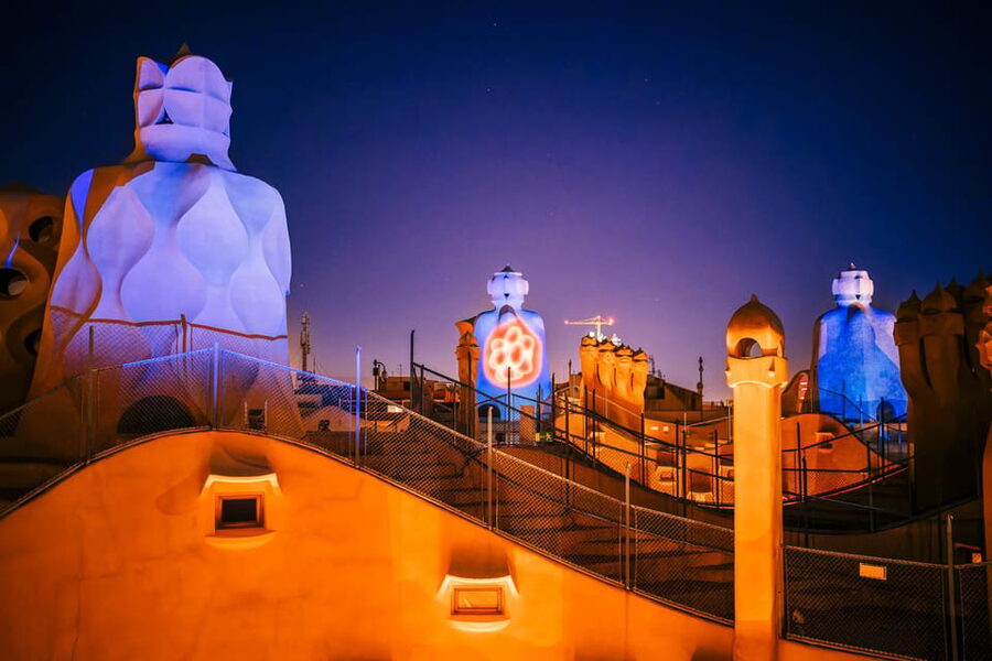 Barcelona: La Pedrera Night Experience - Skip-the-line at Passeig de Gràcia, without the stress spiral