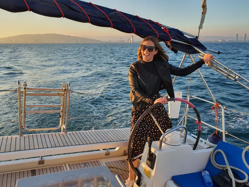 Barcelona: Luxury Private Yacht Daytime Cruise - Sailing past Montjuic, Barceloneta, and the W Hotel from the water