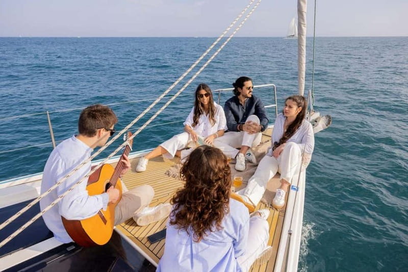 Barcelona: Luxury Sailing Experience from Port Olimpic - Helm time and VIP service in a 2 to 9 person setup