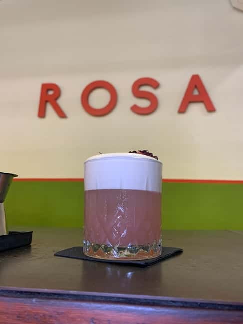 Barcelona: Mixology class: create a cocktail that reflects your personality! - Rosa Barcelona Bar and the host team: why the personality part works