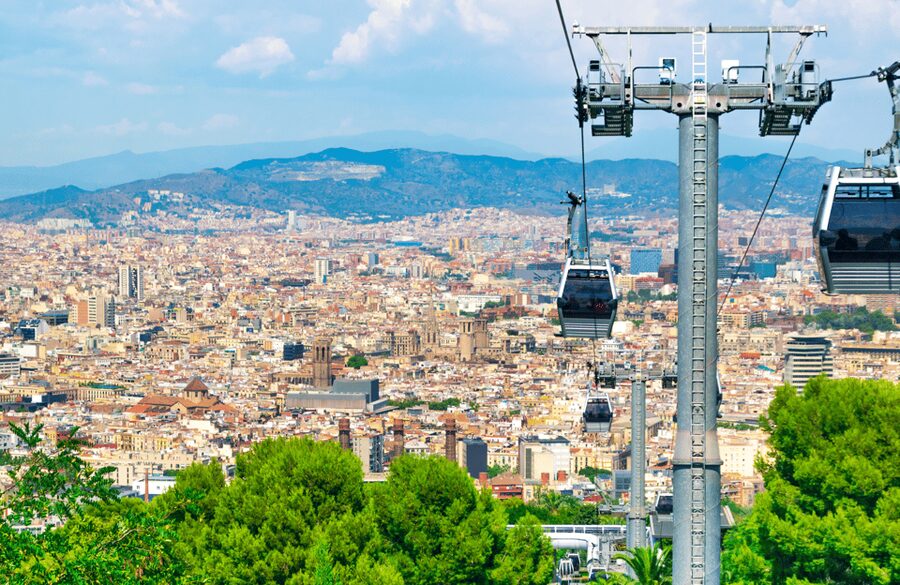 Barcelona: Montjuïc Cable Car Ticket with Audio Guide - Offline audio tours on your phone, with real-world tech needs