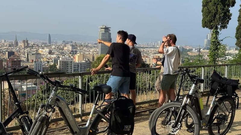 Barcelona: Montjuïc e-bike Adventure with Views and Castle - Key highlights you will feel the moment you start