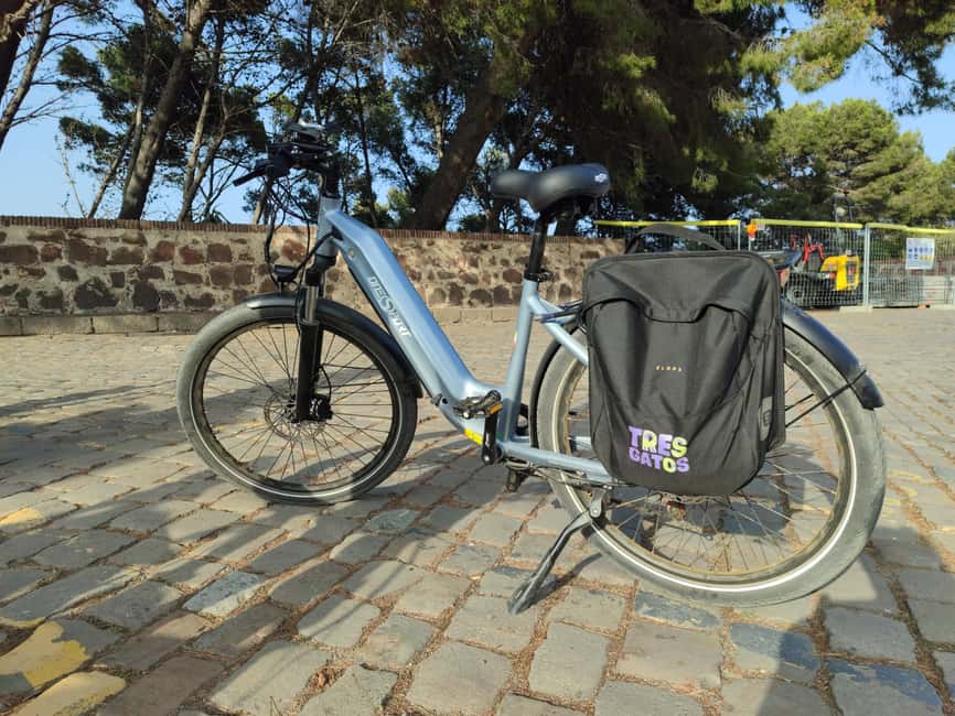 Barcelona: Montjuïc e-bike Adventure with Views and Castle - From the Gothic Quarter toward the sea, Passeig de Colom in motion