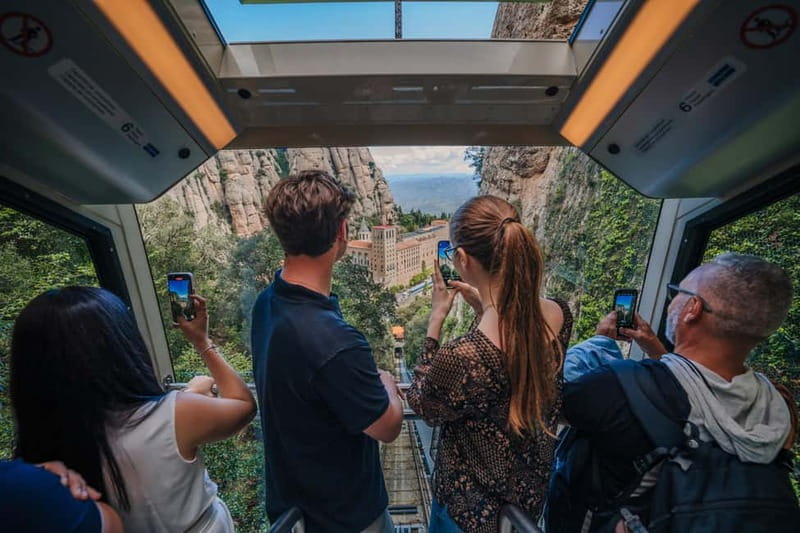 Barcelona: Montserrat Monastery and Natural Park Day Trip - Entering Montserrat from Barcelona: the ride, the rock, the mood shift
