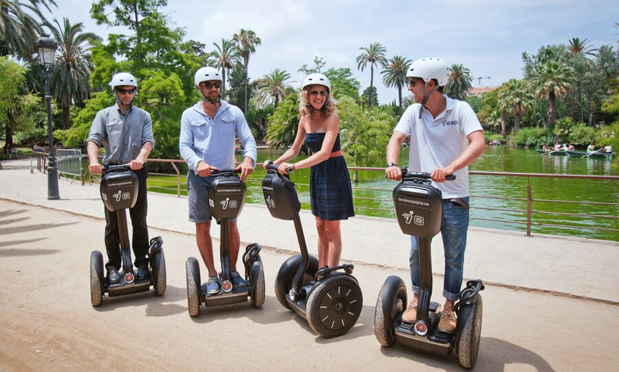 Barcelona: Olympic Segway Tour - St. Mary of the Sea Cathedral and the feel of the old center