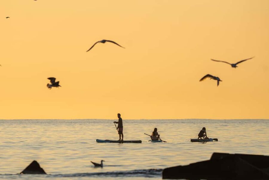 Barcelona: Paddlesurf Rental Barceloneta beach (75min) - Your 75 minutes on a 1 km beach: how to use the time