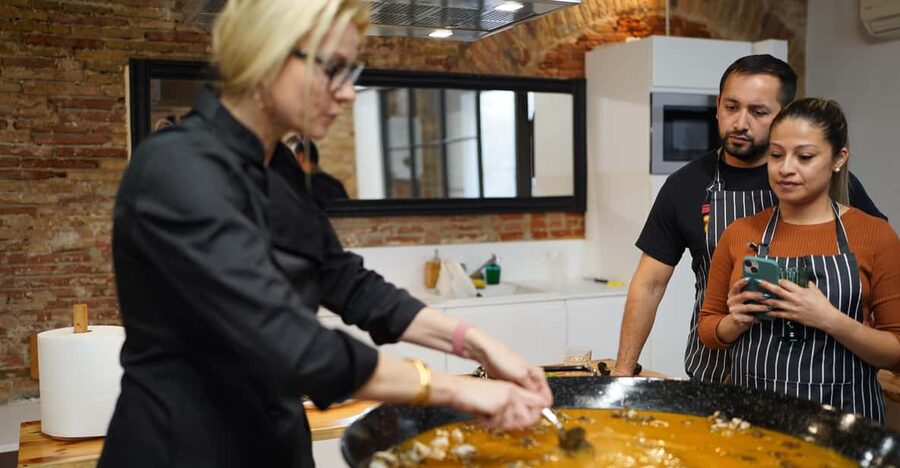 Barcelona Paella Class, Boqueria Tour, Mother-Daughter Chefs - Helina and Maria’s paella masterclass, learning the method not the hype