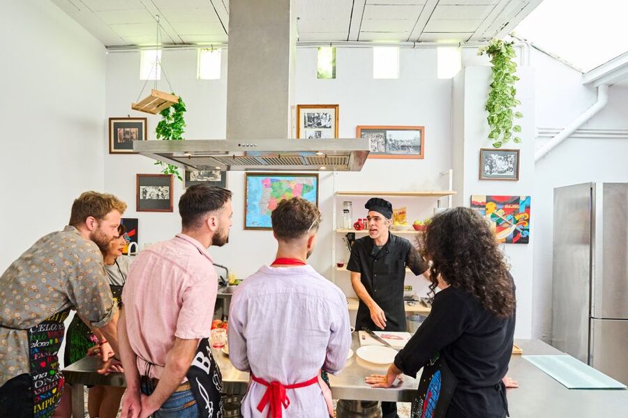 Barcelona: Paella Cooking Class with Market Visit and More - Sangria Workshop and Tapas: The Meal Before the Main Event