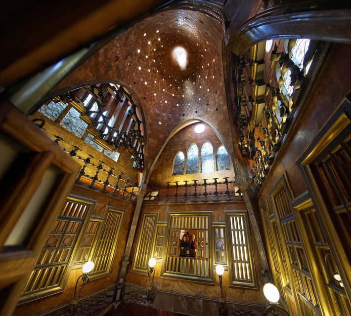 Barcelona: Palau Güell by Gaudí Entrance Ticket - Inside the entrance experience, what to look for right away